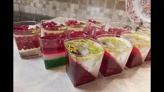 سه مدل دسر خوشمزه و آسان مخصوص شب یلدا با آشپزخانه فریباThree  Beautiful & Easy Desserts