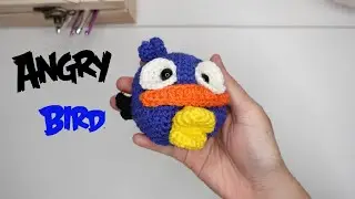 Angry Bird Crochet BLUE Step by step Tutorial