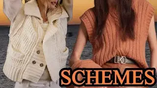 Офигеть и не встать как красиво жилеты⏩️ схемы есть.It's amazing and I can't get up from such beauty