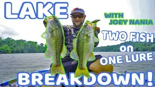Lake Breakdown with Joey Nania | Logan Martin (TWO FISH ONE LURE!)