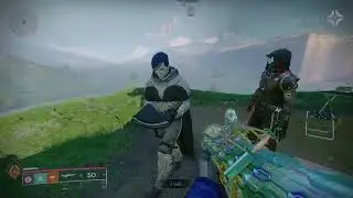 D2 Cayde Giving Hunter Cloak Uniform to Crow Become Vanguard Dare Hunter w Zavala Ikora before Cayde
