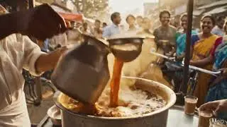 Indian Famous Tea making #tea #indian street food #indian tea
