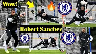 Unbelievable Keeper!🙌 Robert Sanchez Shows His Class In 1st Training -WATCH Full Highlights