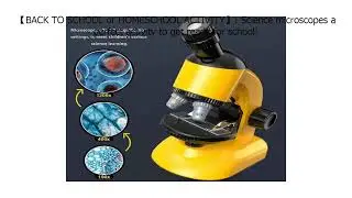 Special Discount on Microscope for Kids, Microscope Kit LED 40X 1200X Magnification Kids Science