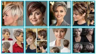 Elegant and newest Short Stacked Bob Pixie haircuts 