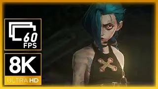 Arcane: Season 1 | Jinx's Tea Party | Caitlyn breaks free (8K 60FPS) (Remastered)