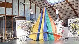 Cirque de l aube : echasse vs monocycle