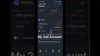 Auto Invest Loss/Profit 🤧 - #binance #viral #crypto