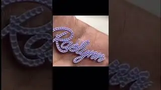 Custom Diamond Name Pendant Si1 Clarity