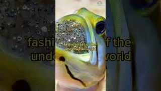 The Bizarre World of Harlequin Jawfish #shorts #jawfish