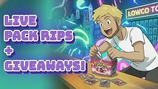 Rip Some Packs, Booster Box Energy Break + Pokemon Giveaways! | Online TCG Shop | Lowco TCG