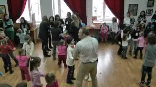 Táncház a Kolompos zenekarral a Kárpátaljai Nagycsaládos Napon, Beregszász