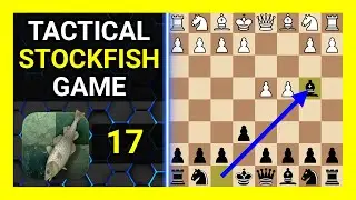 Tactical Stockfish 17 Chess Game, Kangaroo Defense, General
