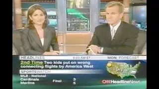CNN Headline News 6am August 6, 2001