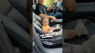 Малыш впервые в машине 😂❤️