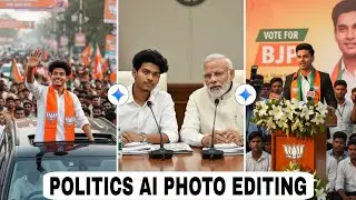 Political Party Ai Photo Editing | Political Party Wala Ai Photo Kaise Banaye | Bjp Party Ai Photo 