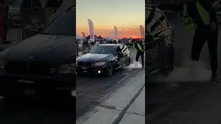 Bmw E90 Diesel Burnout Ro Drag Racing