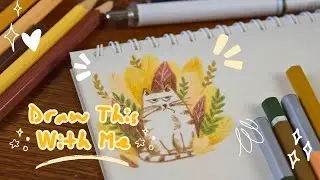Anyone Can Draw This Cute Cat - Tutorial for Drawing
