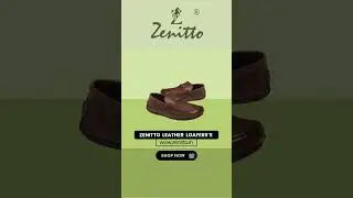 Level Up Your Style with Zenitto Leather Loafers.