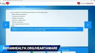 Second Sunday  Bryan Health Report: HeartAware Online Screening