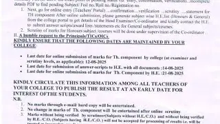 ||CU  2025 SEM-6 Results Expected Date||BA BsC BCOM|\