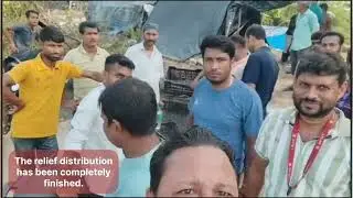 Distribution of Relief Materials to Flood-Affected People in North Bengal Bogribari on 09/10/2025