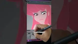 2 seconds of 2d Animation 🎥✍#shorts