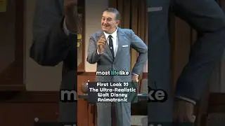 First Look at the Walt Disney Animatronic in Action 👀 #disneyland
