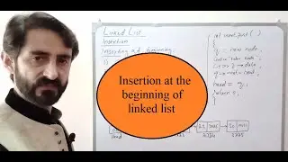 Insert a node in a linked list || code to insert a node at the beginning of a singly linked list