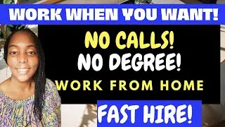 Act Fast! No Phones Work from Home Jobs 2023| No Degree WFH Jobs| Online Jobs at Home