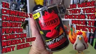 Is It Any Good? | Campbell's Chunky Ghost Pepper Chicken Noodle Soup Review #GhostPepper #Soup