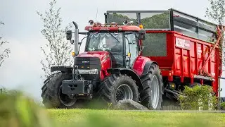 2021 | Grass silage | 2x Case Puma | Gras hakselen | H. Korenberg