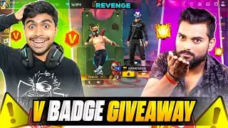 Pawan Mod Vs Raistar 😱 V Badge Giveaway Scam With Shivang Prank Gone Wrong - Garena Free Fire
