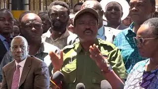 MMOJA WETU AKIUMIZWA TUTAJUA SASA NI RUTO! Kalonzo EXPLODES at Police Headquarters,