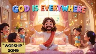 God Is With Me Everywhere Bible Song for Kids Praise and Worship Day #jesus #worship #kidssongs