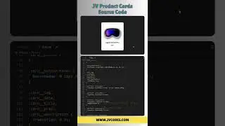 JV Product Card Source Code #coding #html #css #cards #product #shorts #jvcodes
