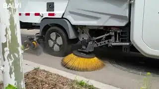 BY-CS2000 Electric Road Sweeper | Compact Street Cleaning Machine for Urban Sanitation