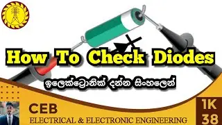 How to check Diodes and Zener Diodes with Analog multimeter  in sinhala