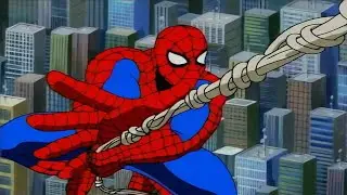 Hobgoblin attacks Spiderman on his new Glider | Spiderman The Animated Series - Season 1 Episode 11