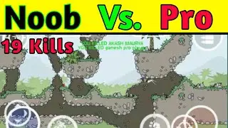 😈Noon Vs. Pro Game Play Of Mini Militia🔥||