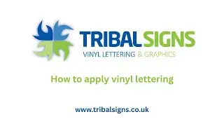 Vinyl Lettering Application