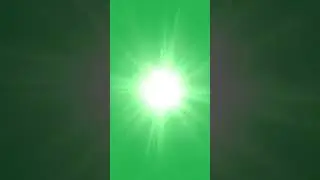 sun with green screen। green background