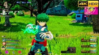 (PS5 4K) MY HERO ULTRA RUMBLE: Deku Hero Champion Victory Win Full Gameplay No Commentary
