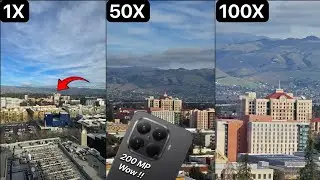 Тест Xiaomi 15T Pro Zoom &ndash; 100x в реальном времени