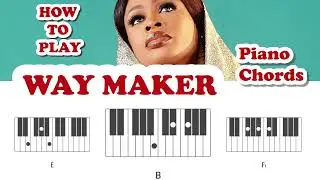 Sinach | Way Maker | Piano Chords