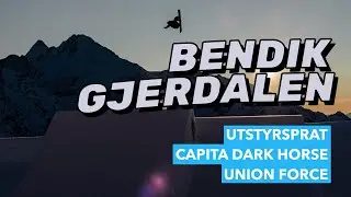 👉 Bendik Gjerdalen hos Surfesjappa | OL-sesongens snowboardsetup: Capita Dark Horse & Union Atlas