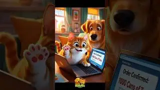 🎬 BuddyMilo Viral YouTube Trending Short Video | Funny Cat & Dog Pixar-Style Animation