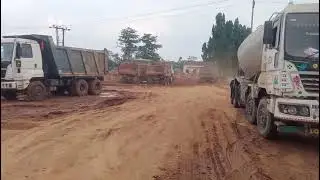 Truck under Road 