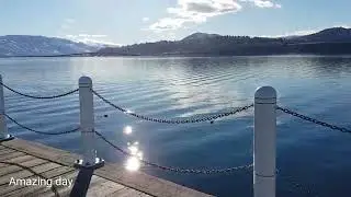 Kelowna BC downtown Waterfront Park and Stuart Park
