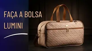 👜 Bolsa Lumini com bolso e zíper frontal – Passo a Passo de Costura✨️✂️🌹
